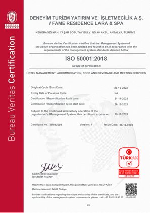 ISO 50001 Enerji Yönetimi