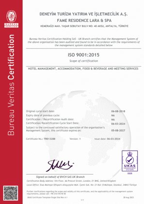 ISO 9001 Kalite Yönetimi