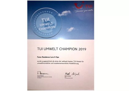 TUI Umwelt Champion